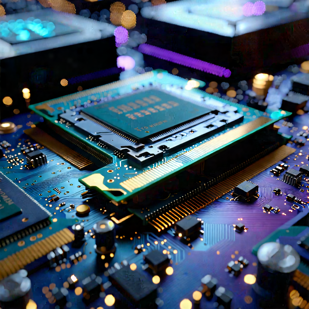 Close-up of memory module