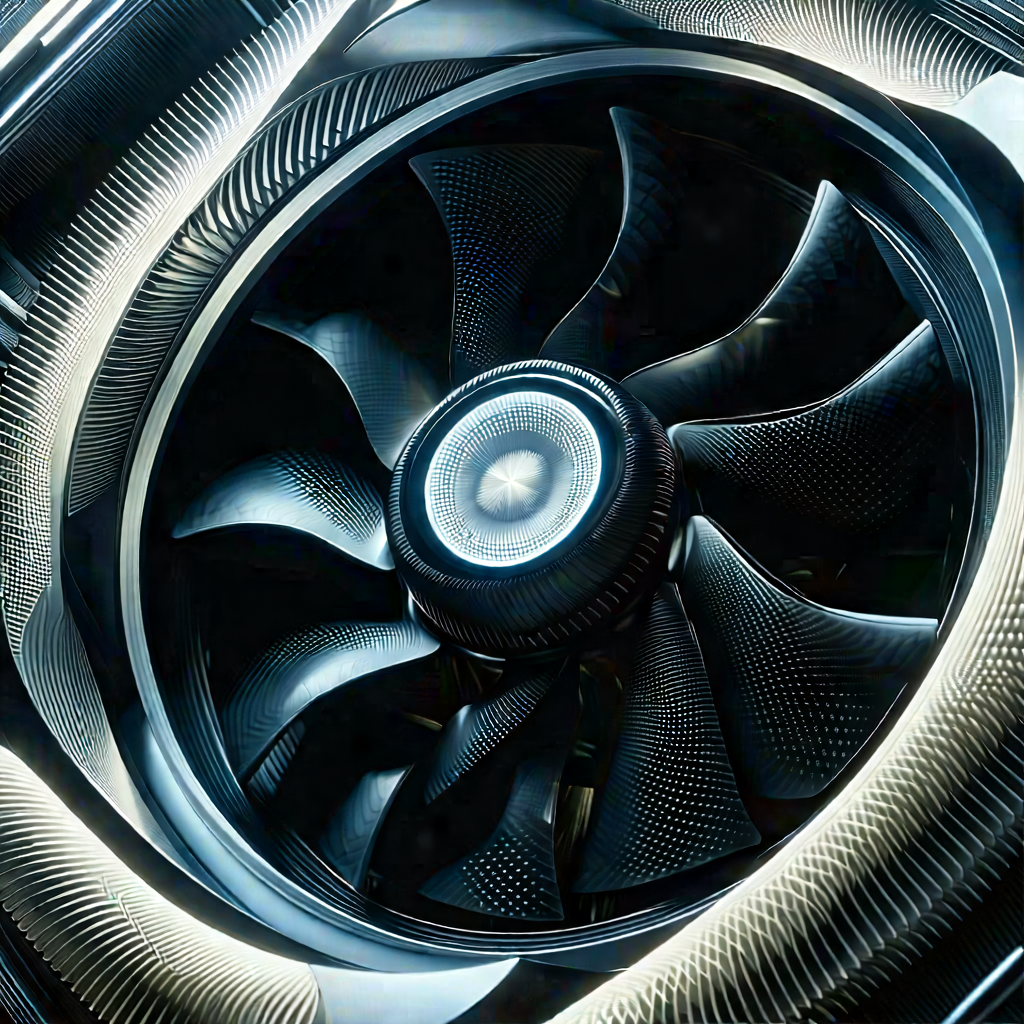 Close-up of cooling system