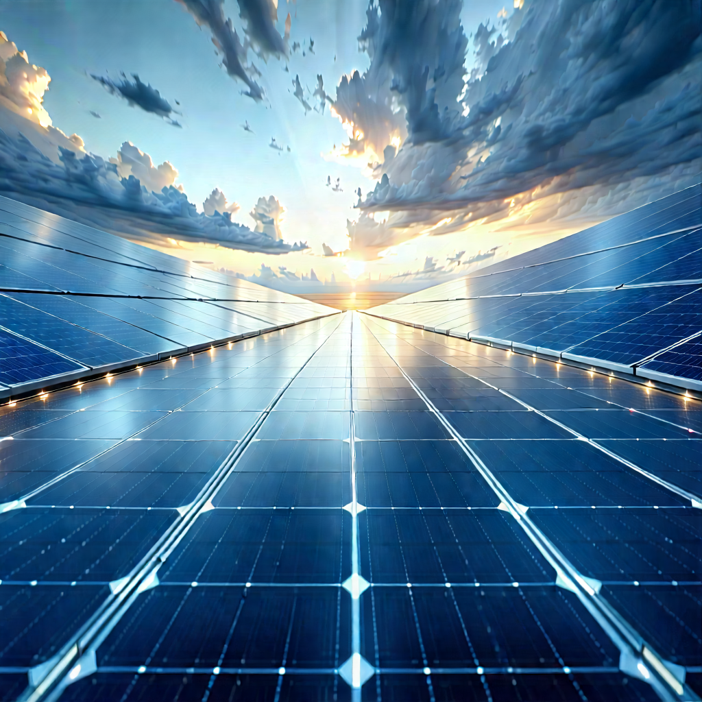 Innovative Renewable Energy (design:1.31) With Large Solar