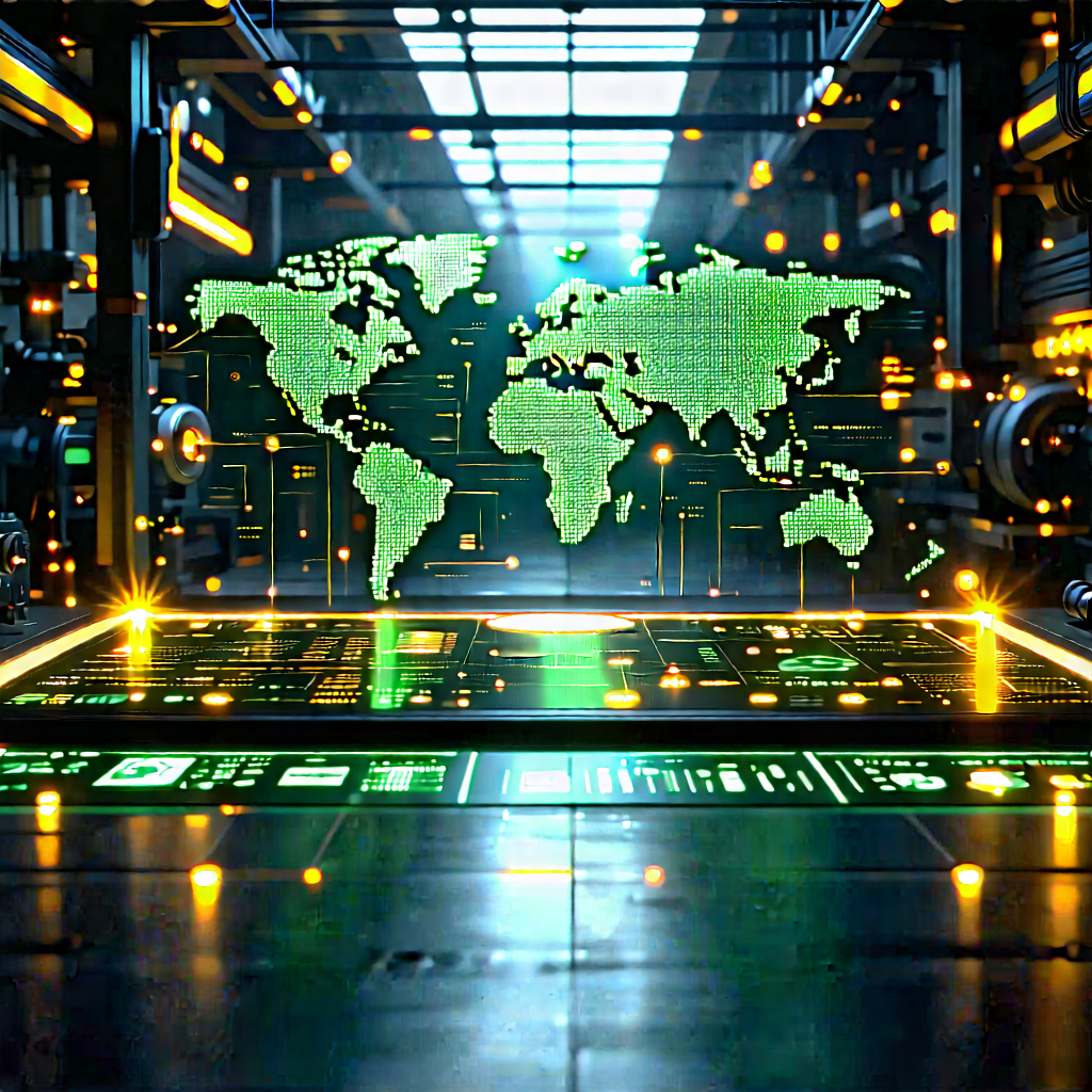 Financial technology in manufacturing facility