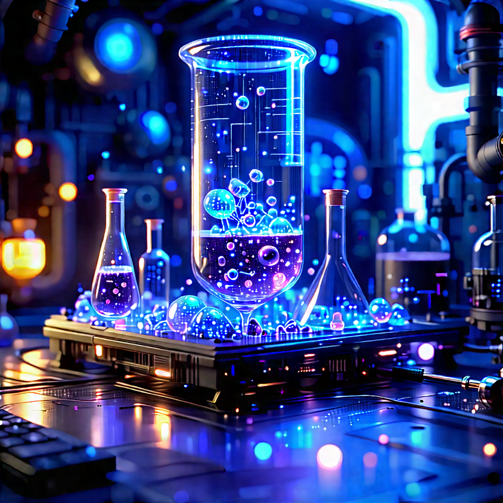 Entertainment Technology In (modern:1.12) Laboratory With Image, There