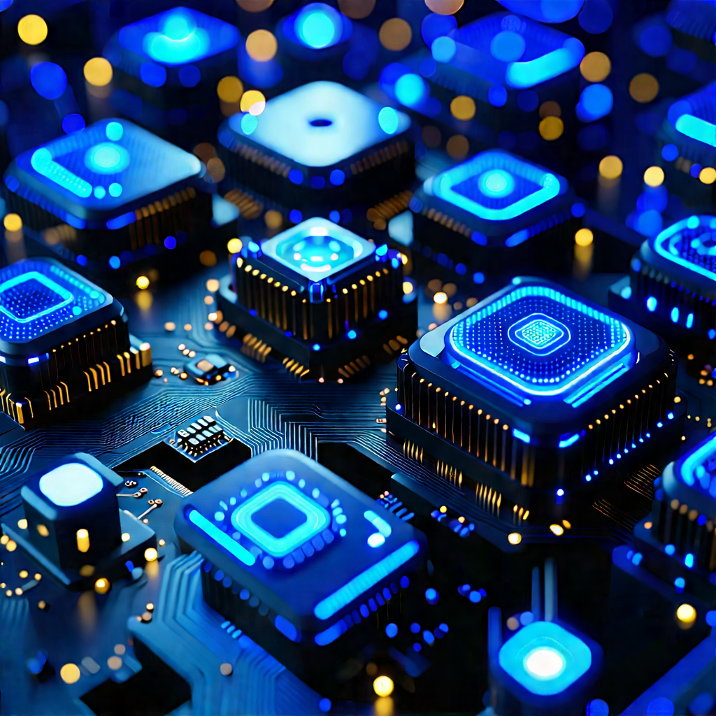 Close-up Of Sensor Array With Image, There