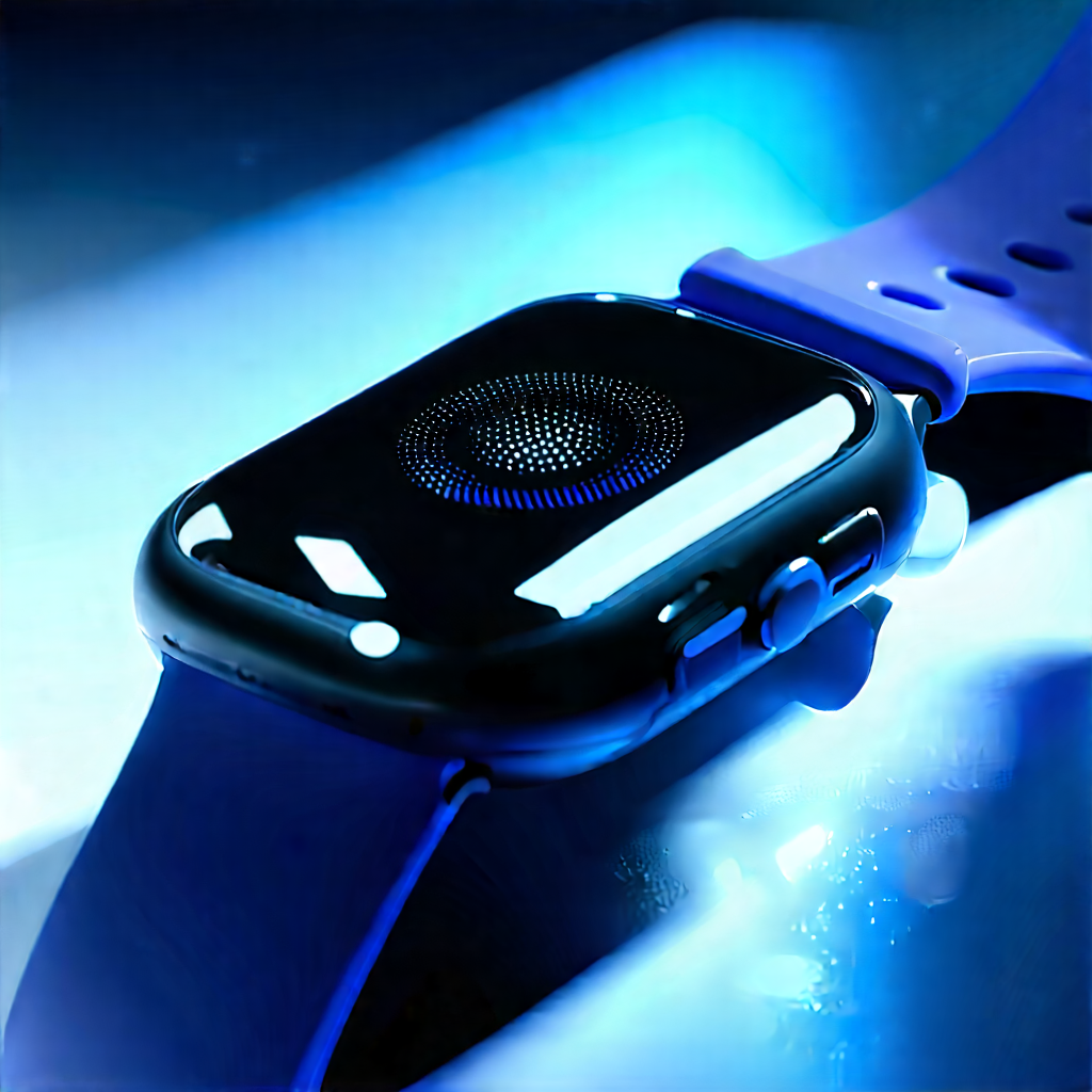 Innovative Wearable Device (design:1.28) With Black Blue