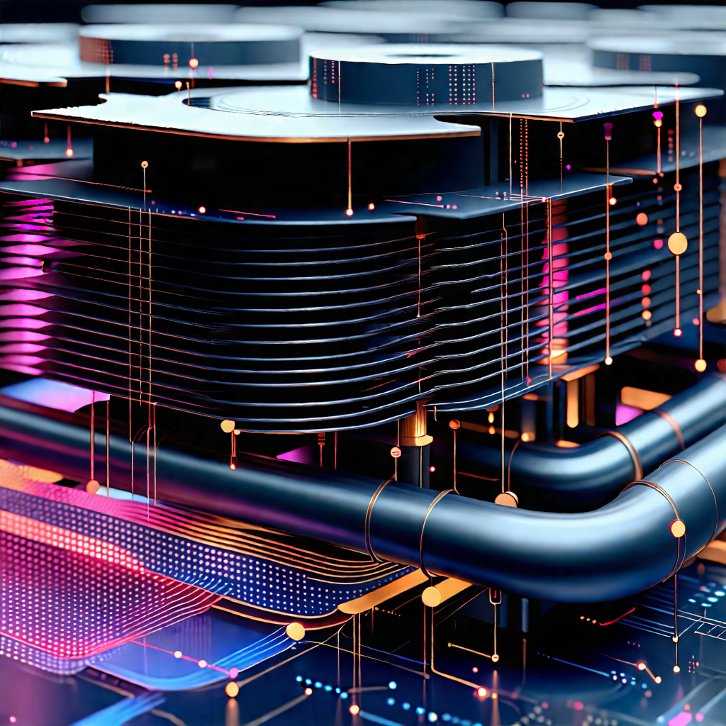 Close-up of cooling system