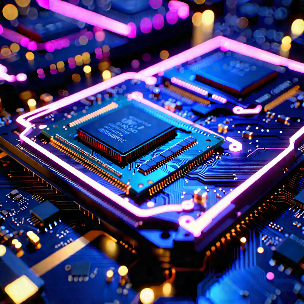Close-up of memory module