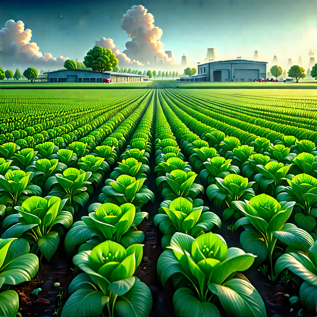 Agricultural Technology In Manufacturing Facility With Painting Lush