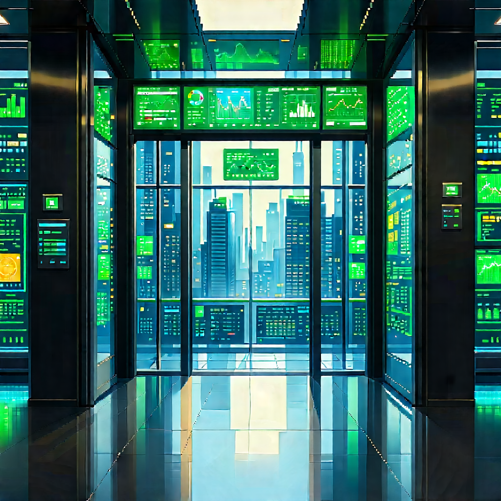 Financial technology in research center