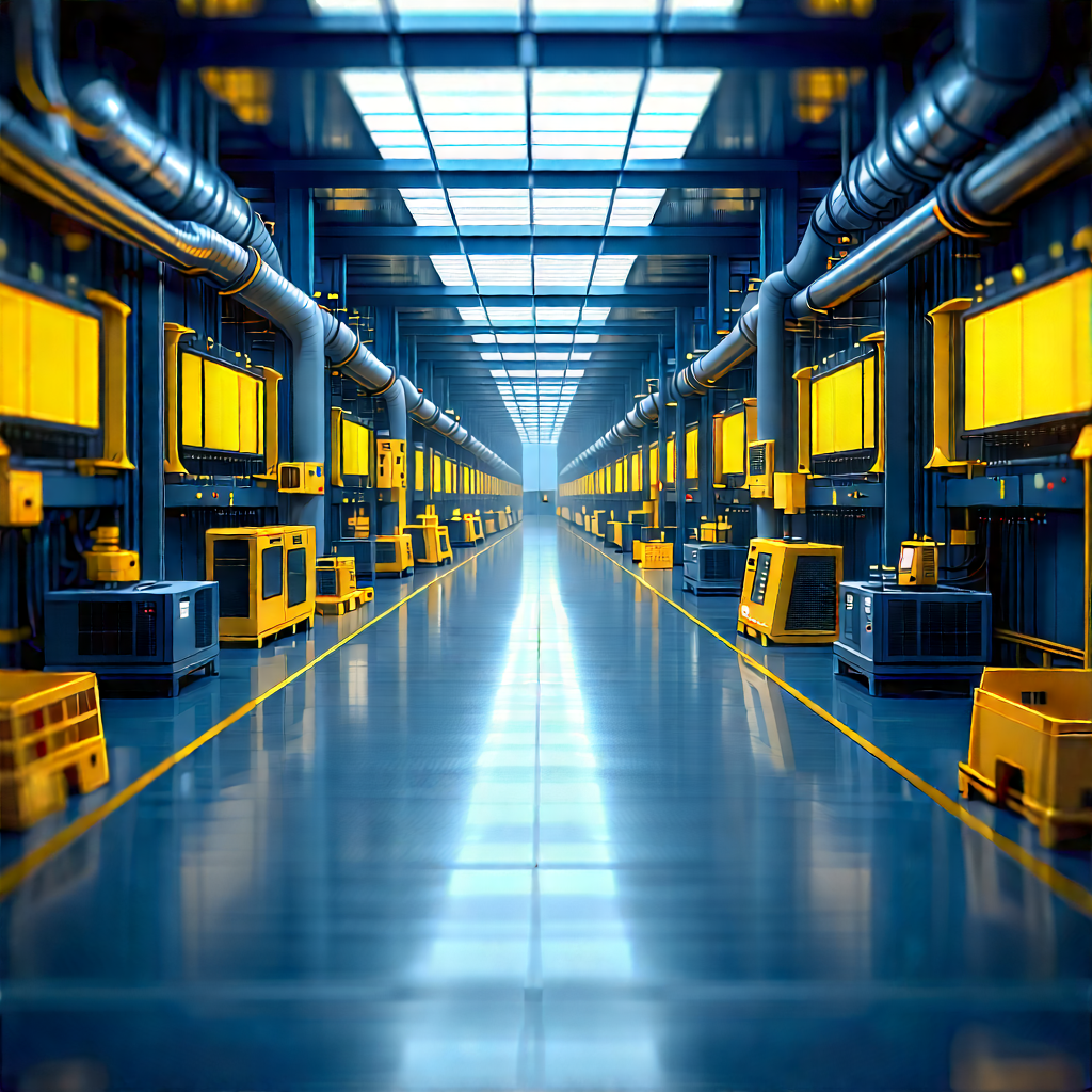 Entertainment Technology In Manufacturing Facility With Image
