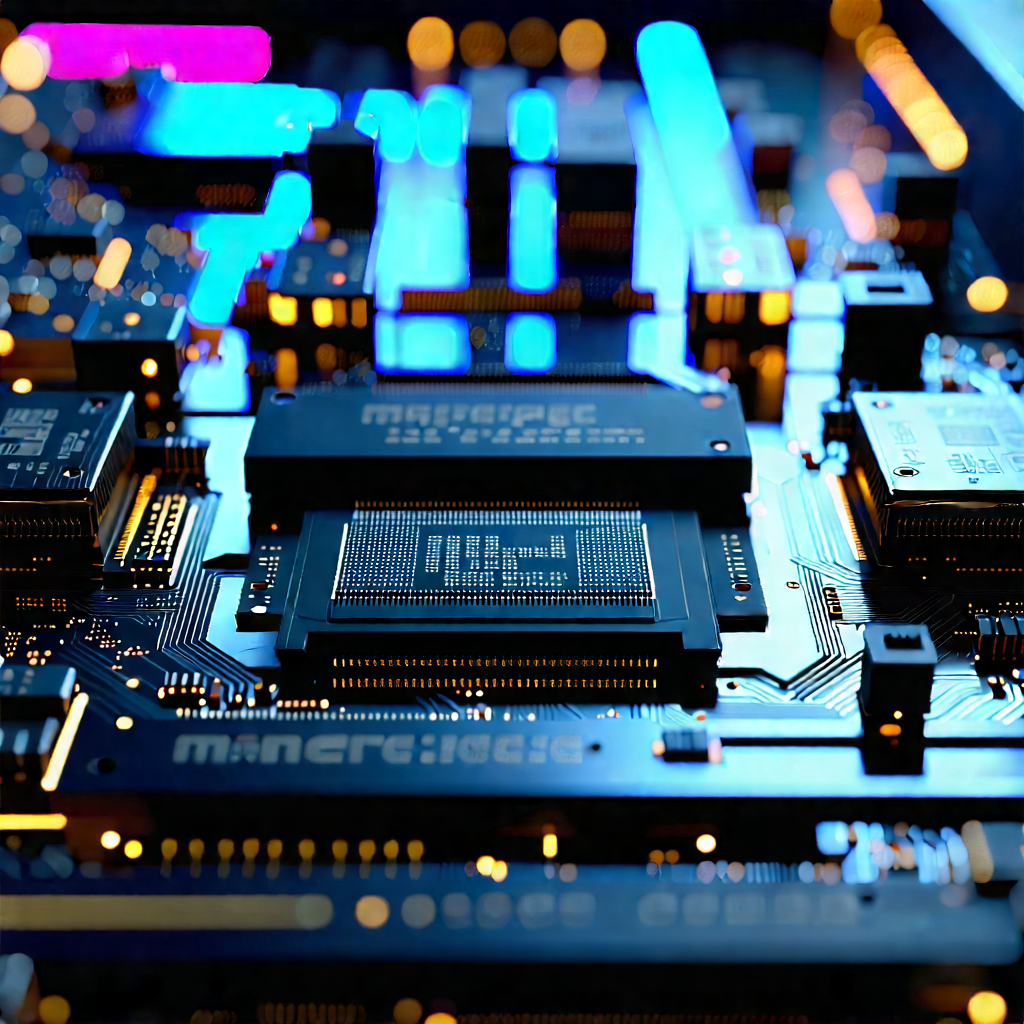Close-up of memory module