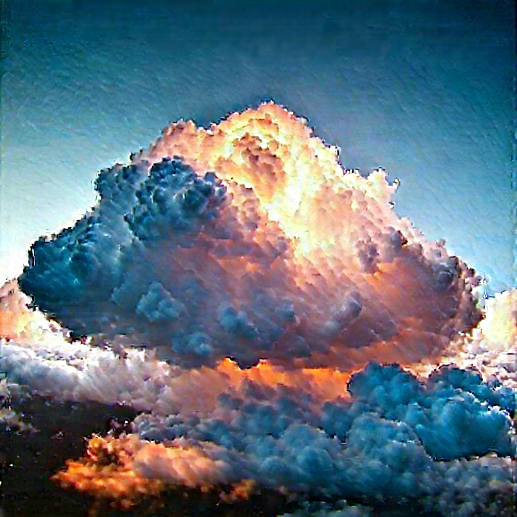 Cloud Computing Visualization With Large, Colorful