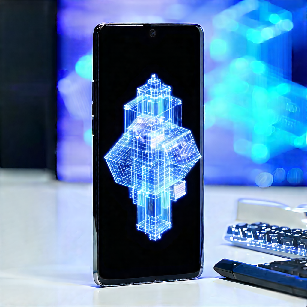 Smartphone With Holographic Display With Cell Phone