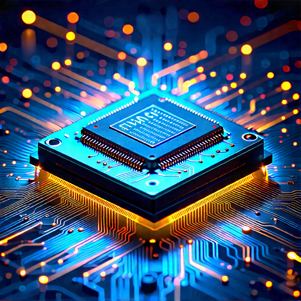 Microchip with data streams