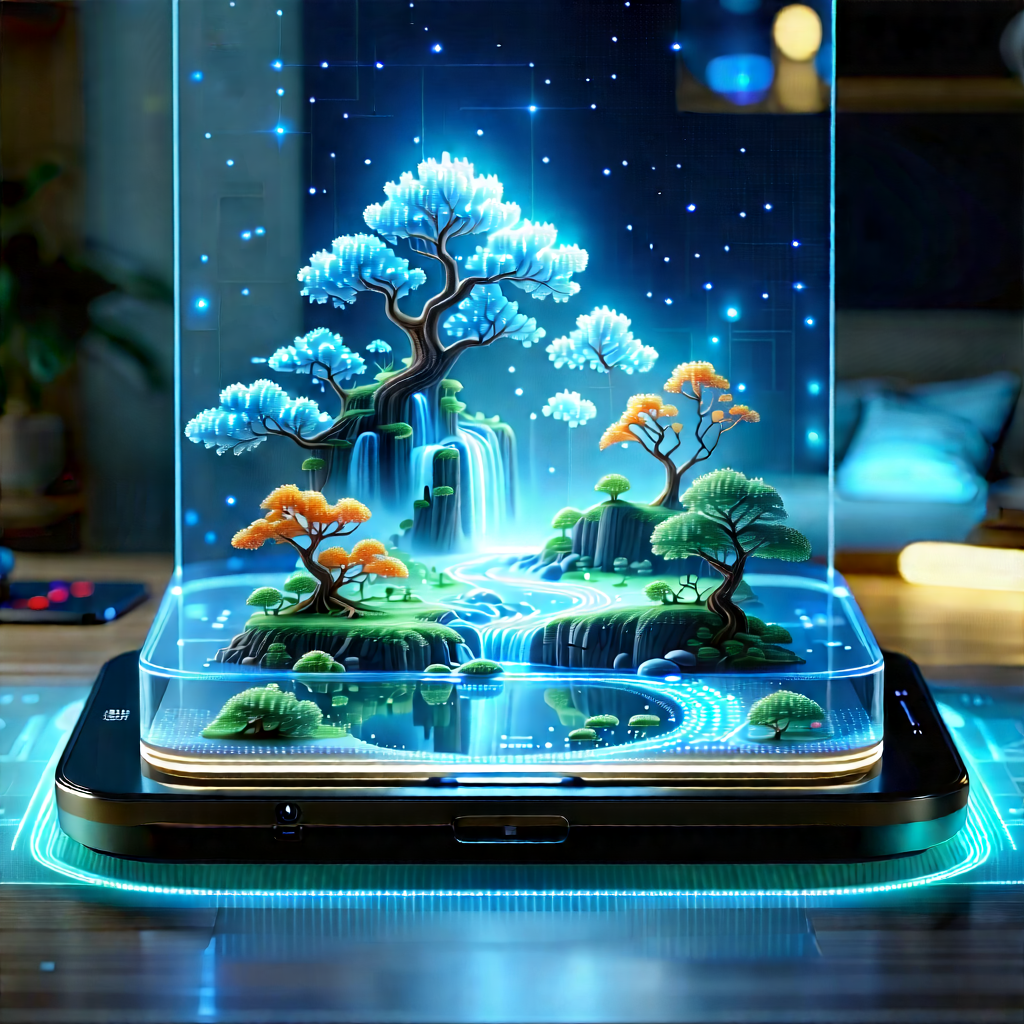 Smart home (device:1.13) with holographic display