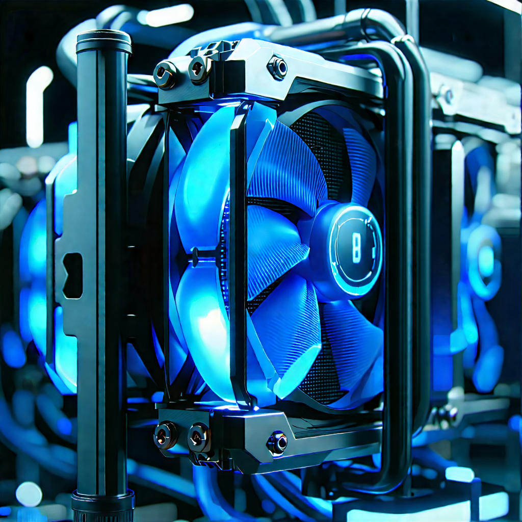 Close-up of cooling system