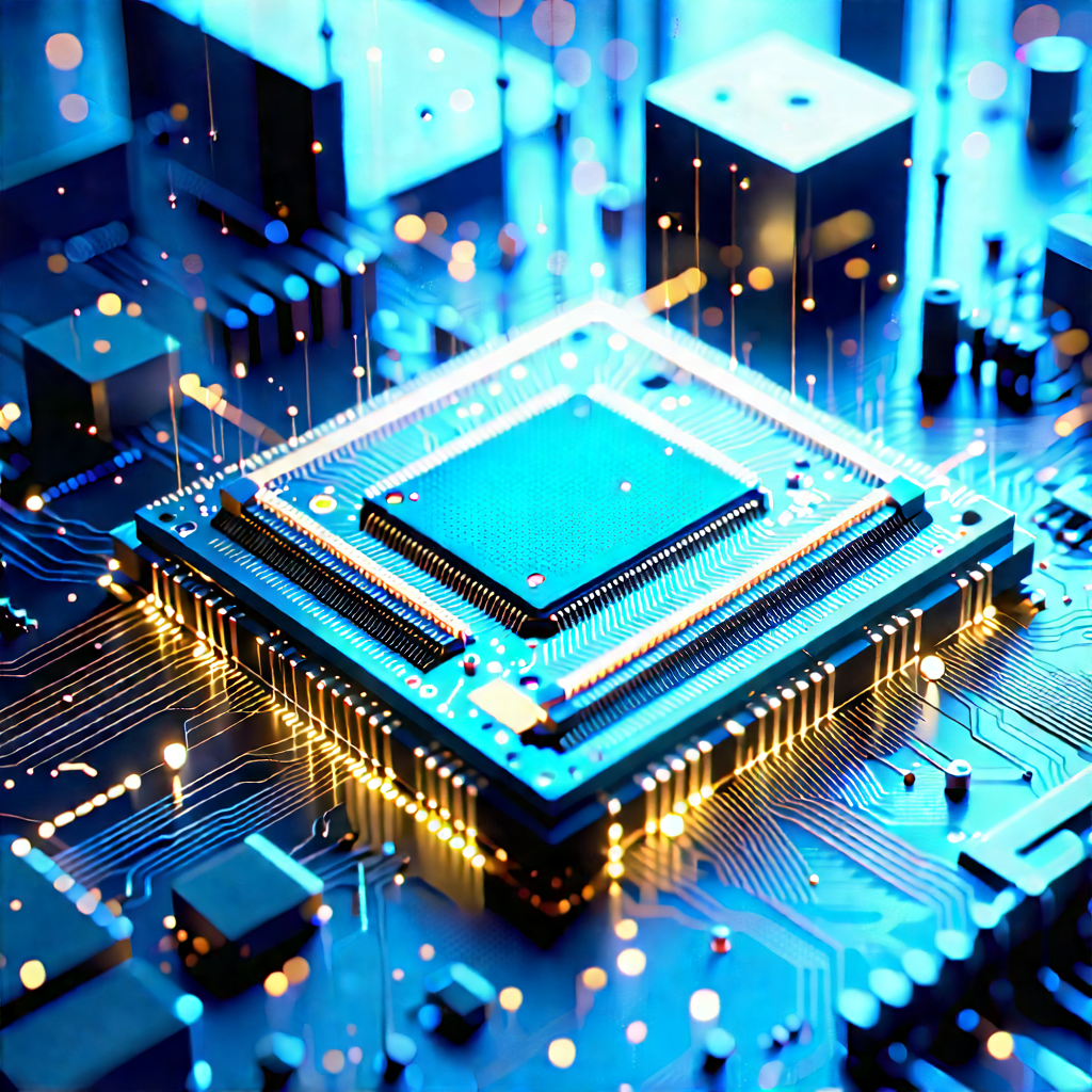 Microchip with digital particles