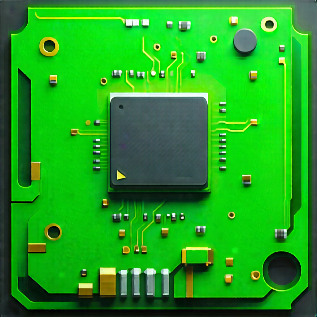 Close-up of microprocessor