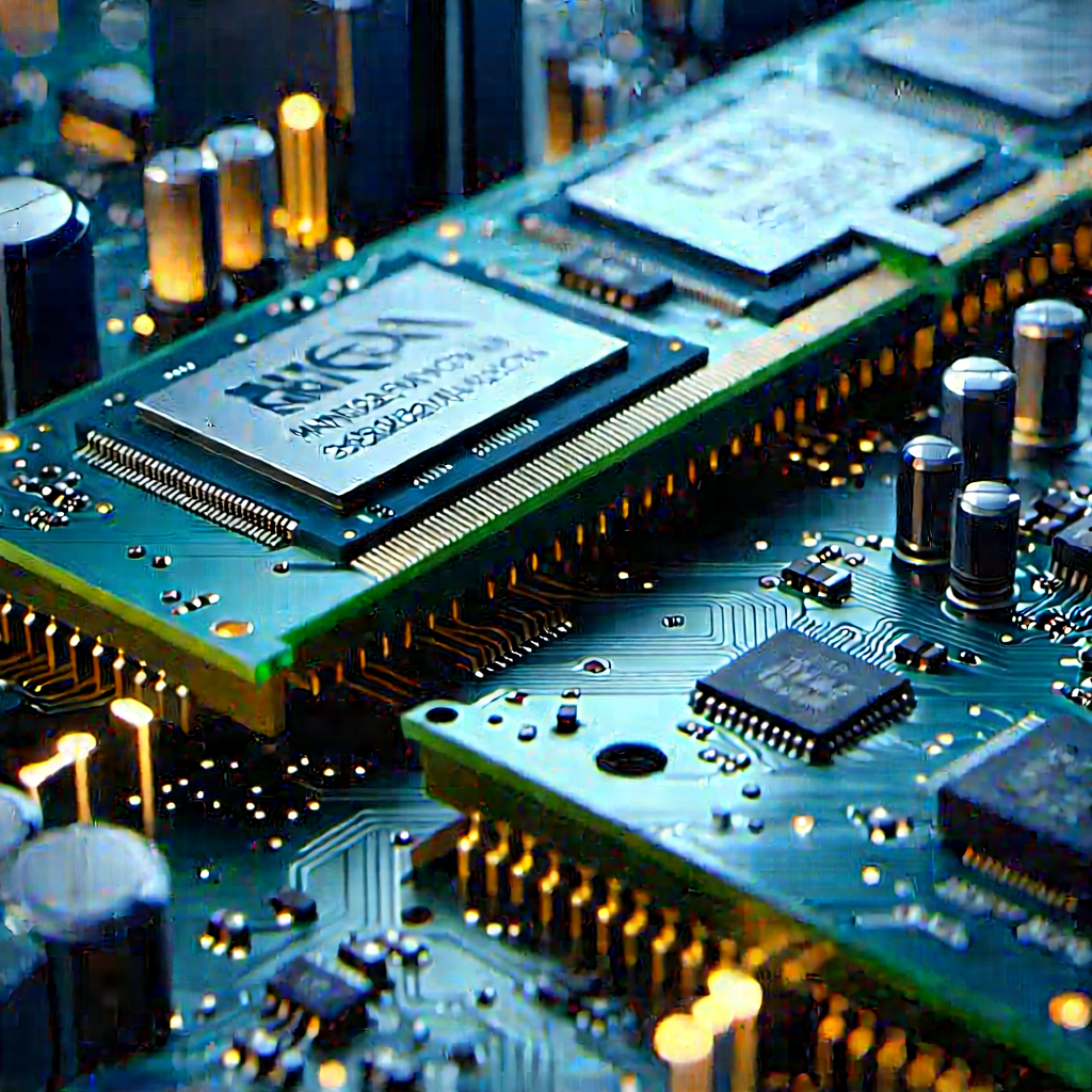 Close-up of memory module