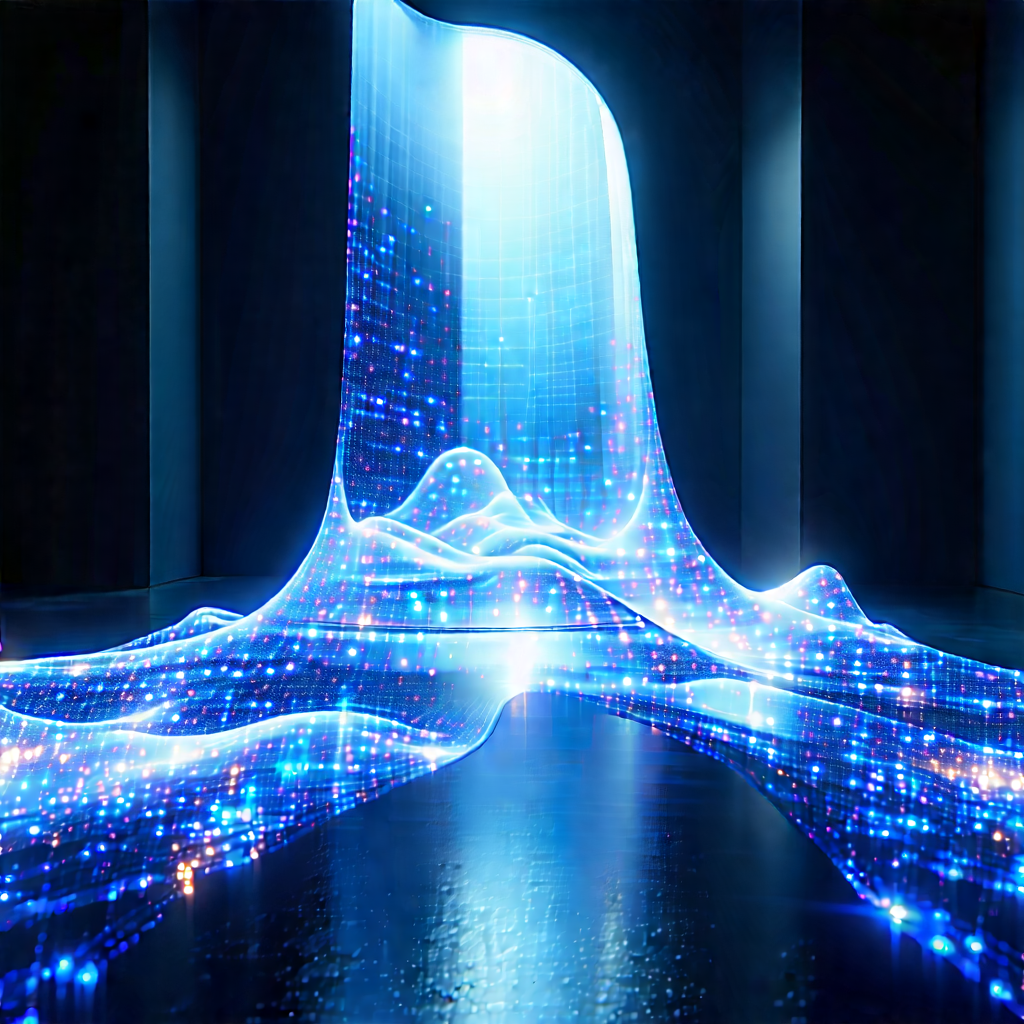 Futuristic Innovation Hub With Large, Blue,