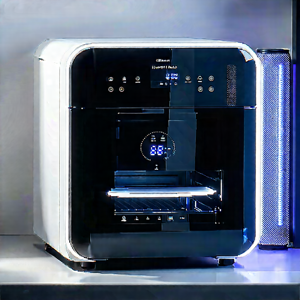 Innovative Smart Appliance Design With White Microwave