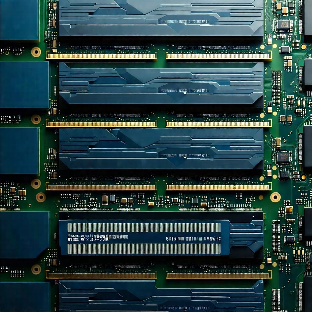 Close-up of memory module