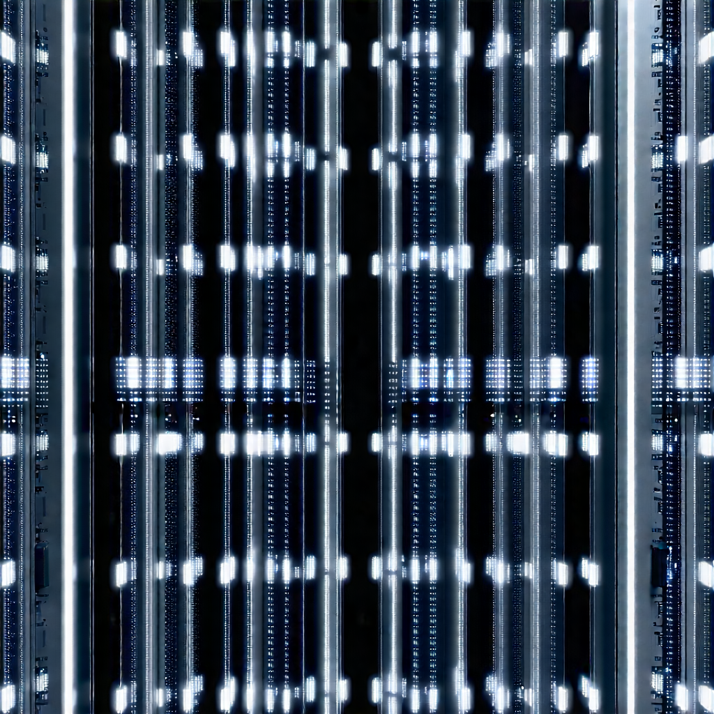 Close-up of sensor array