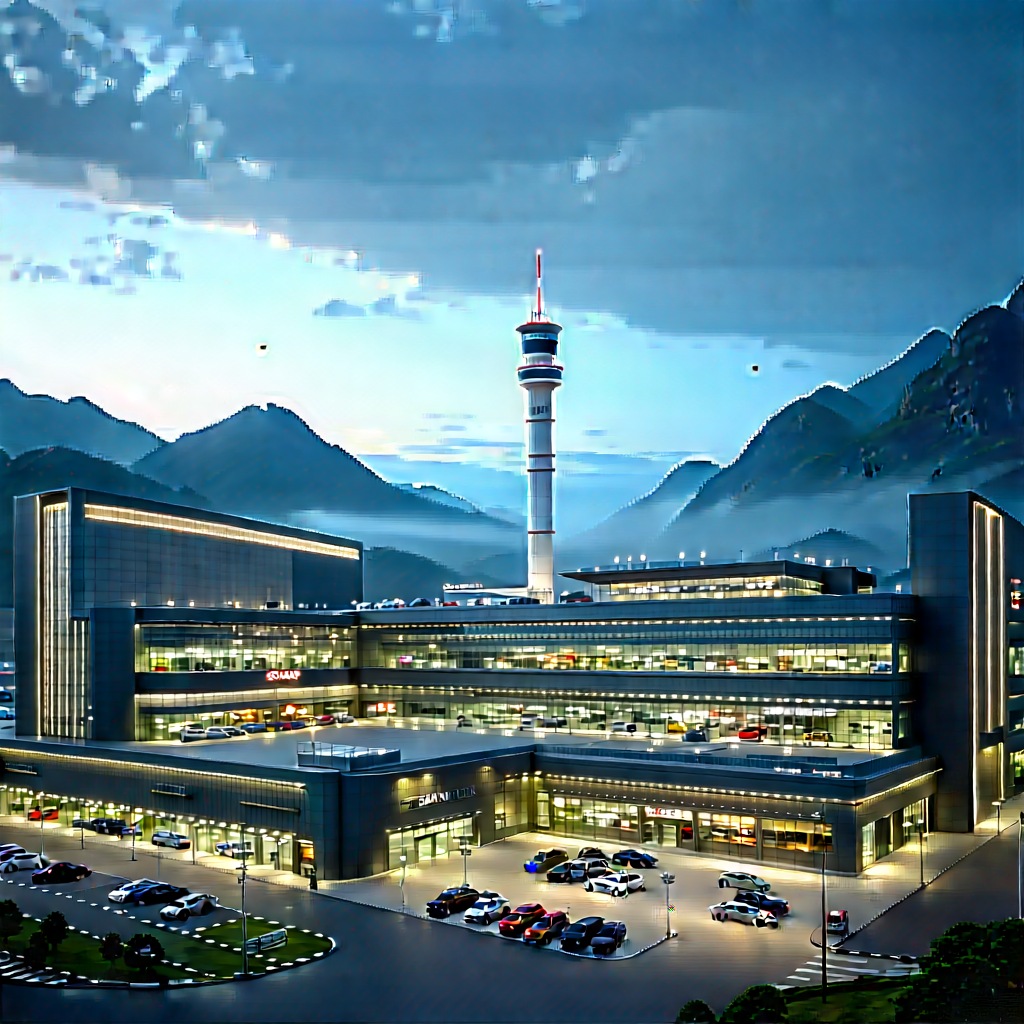 Entertainment Technology In Manufacturing Facility With Large Building