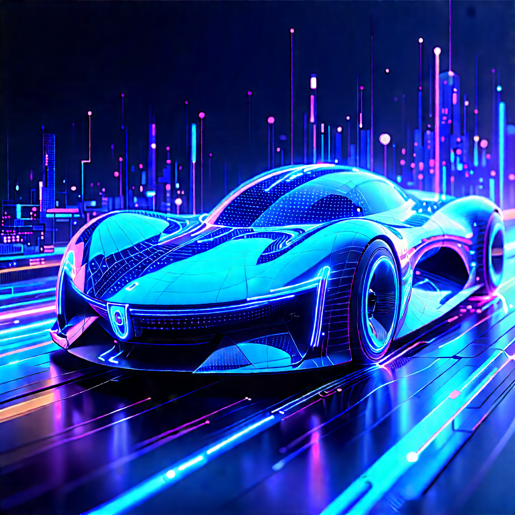 Innovative Electric Vehicle Design With Futuristic Driving