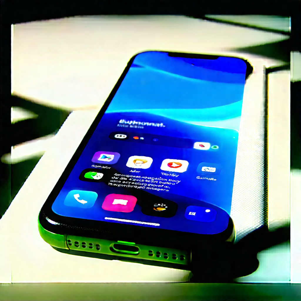 Smartphone with user interface