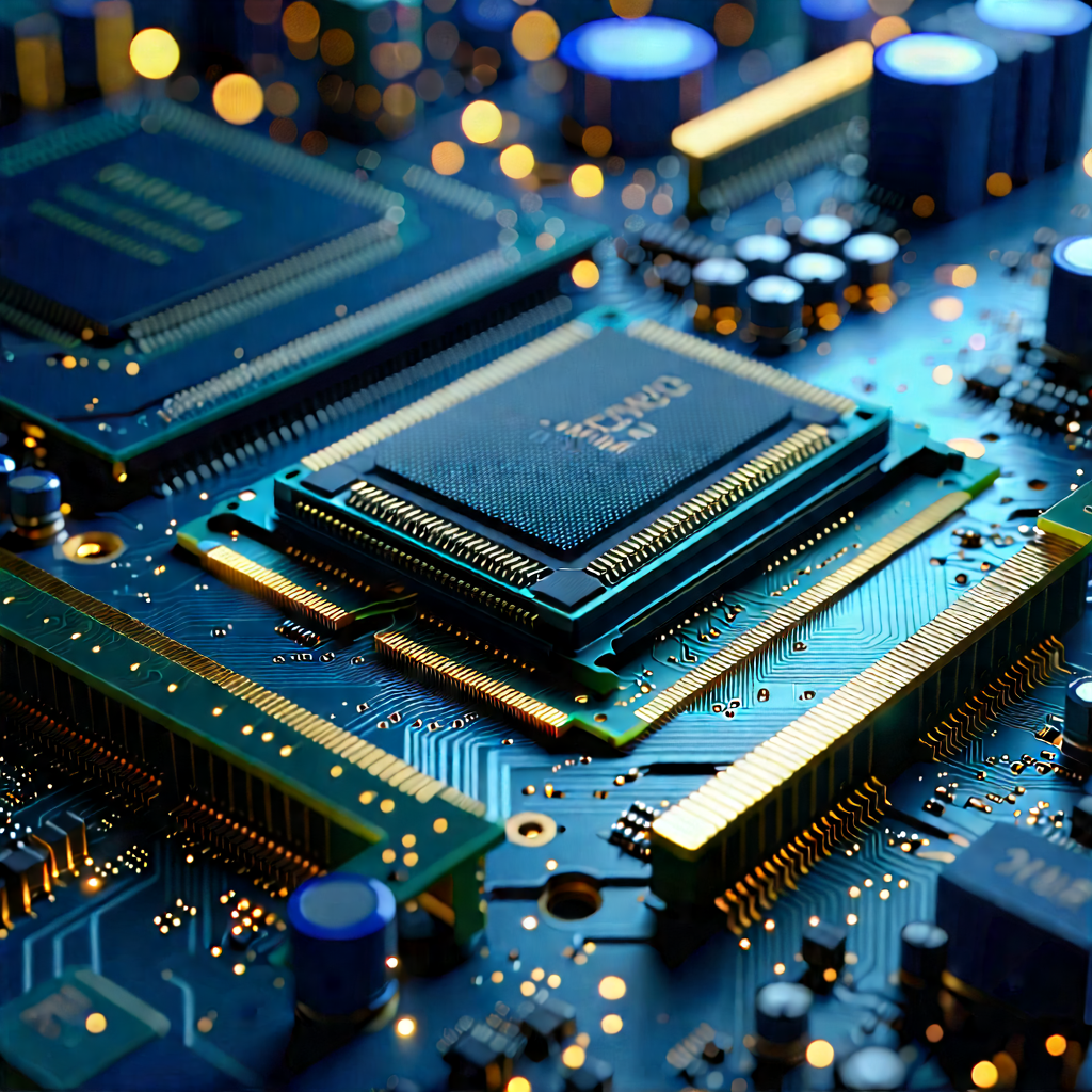 Close-up of memory module