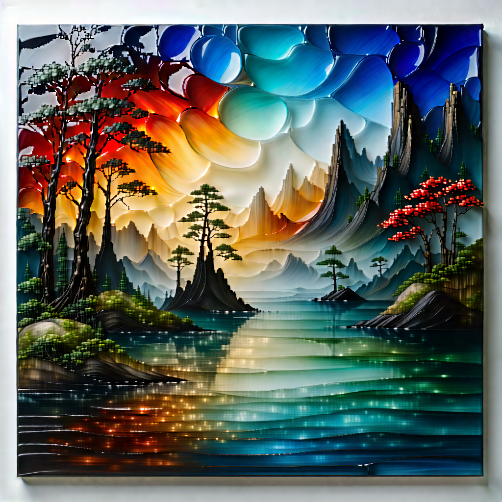 Artificial Intelligence Visualization With Painting Beautiful