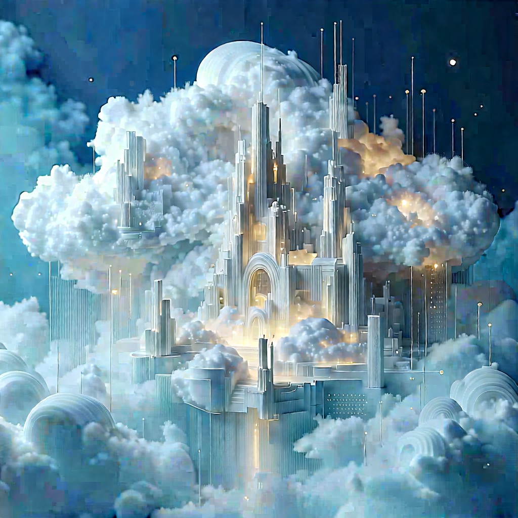 Cloud Computing Visualization With Image, There