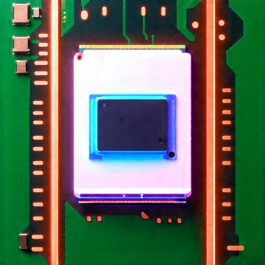 Close-up of memory module