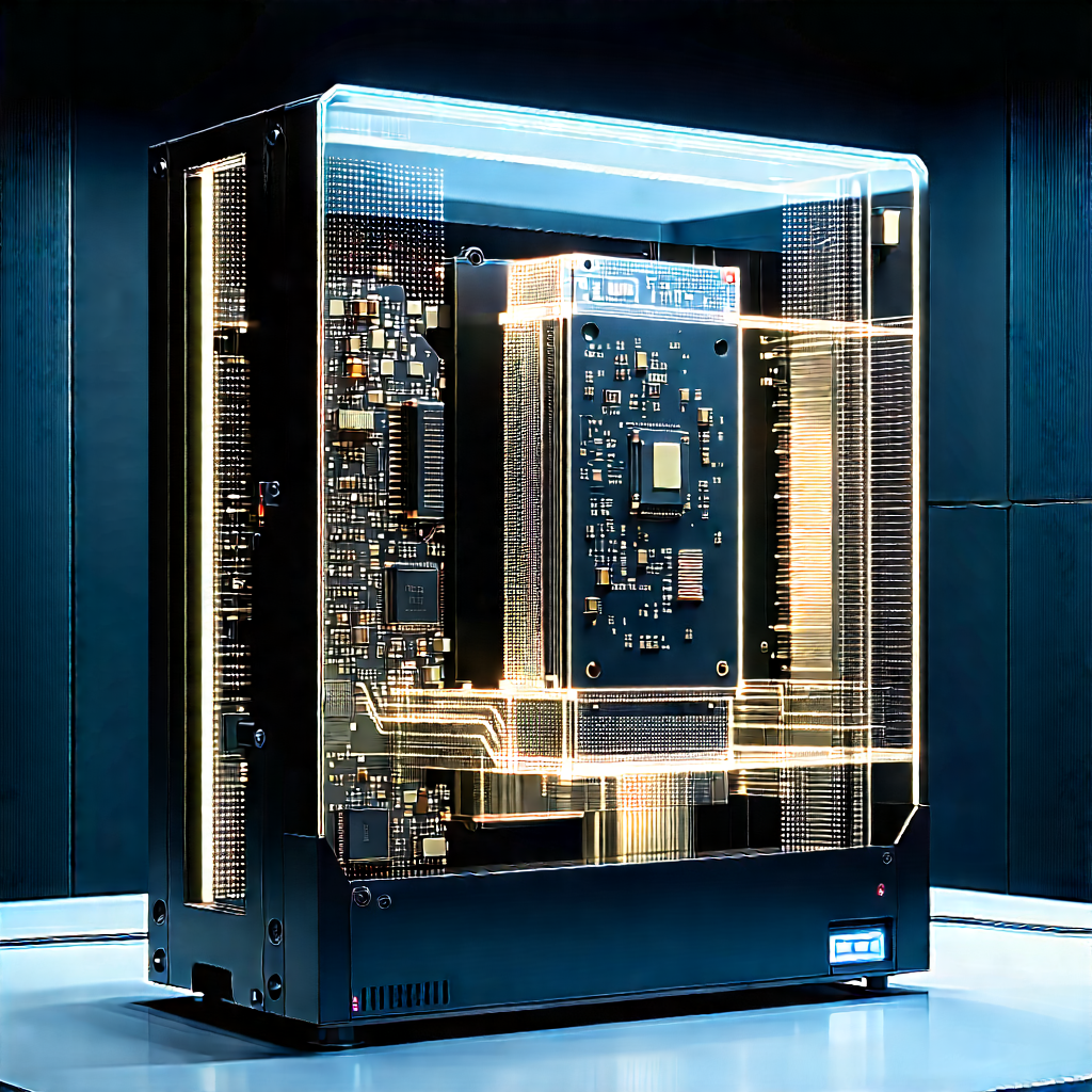 Quantum Computer With Laser Scanning With Black Gold