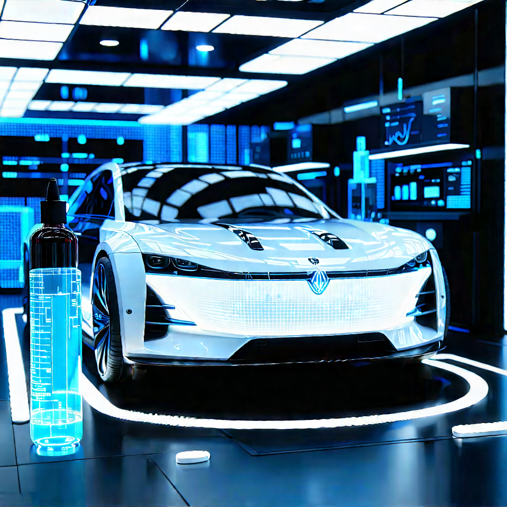 Automotive Technology In (modern:1.11) Laboratory With White Electric