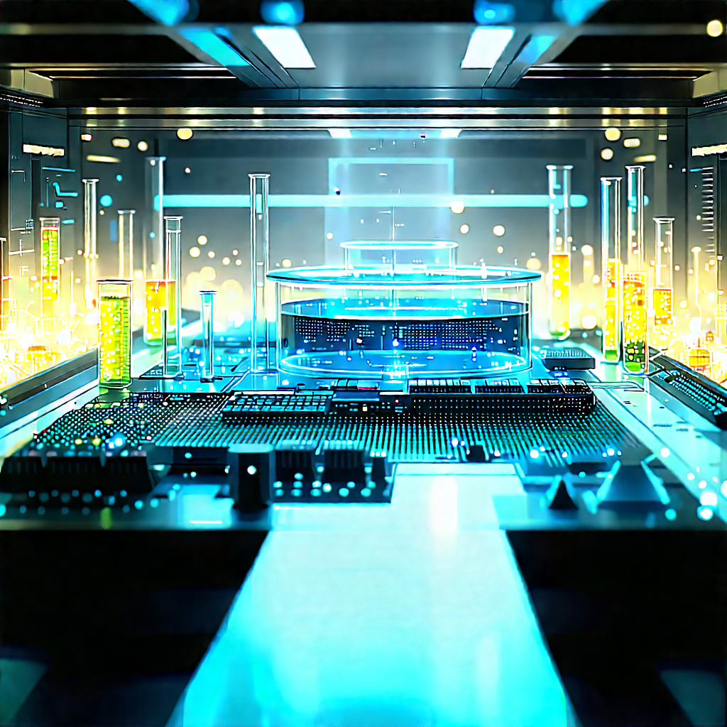 (futuristic:1.25) research laboratory