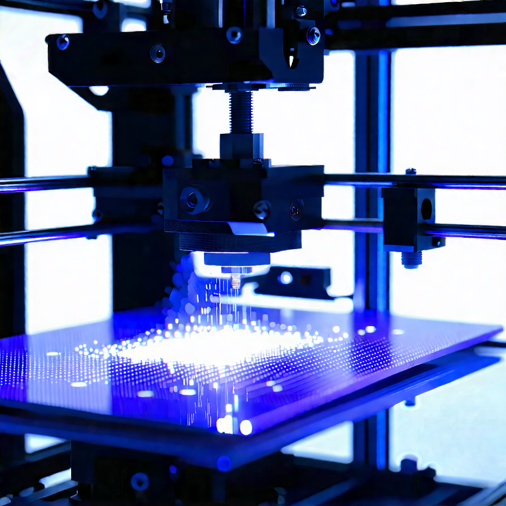 3d printer with holographic projection