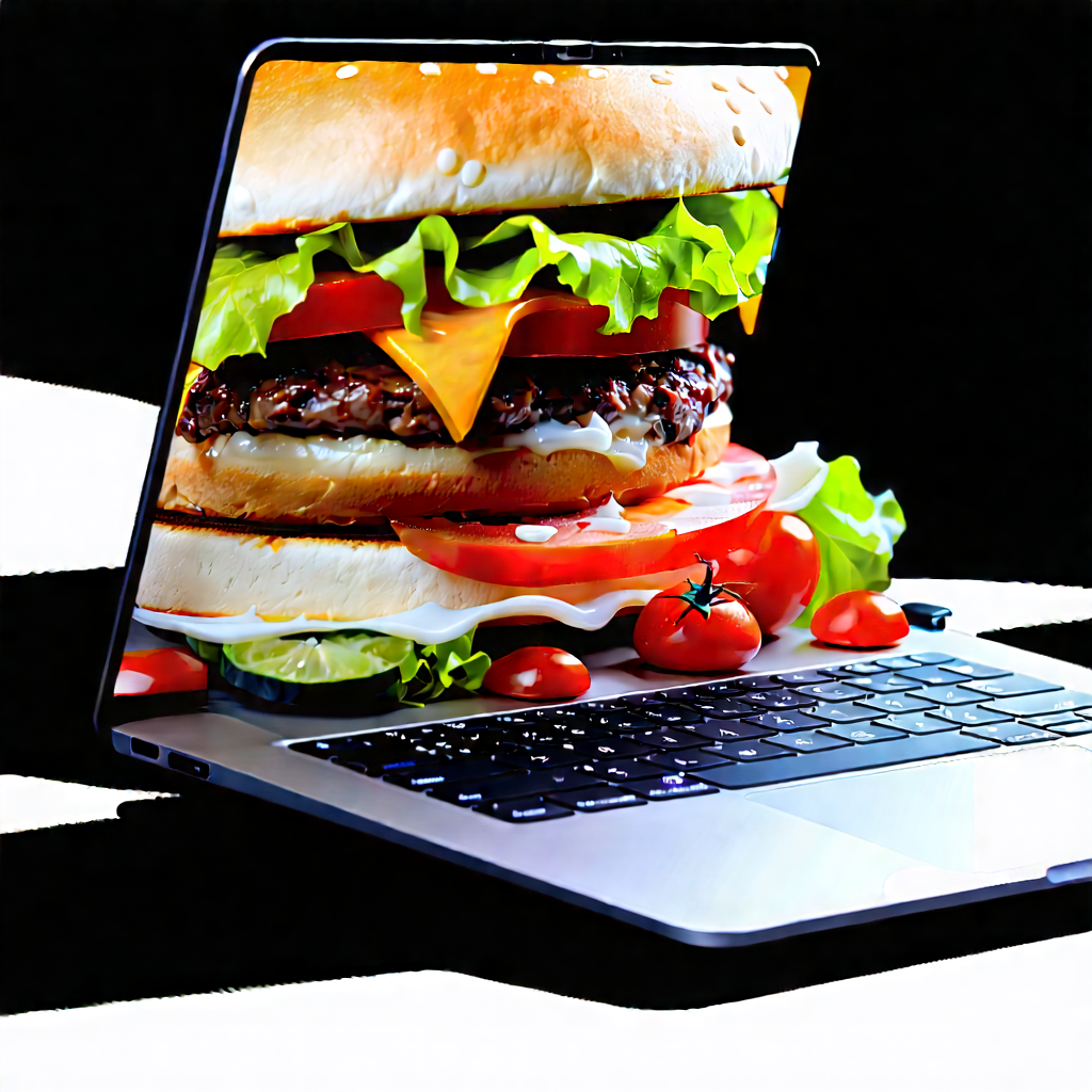 Laptop With Streaming Content With Laptop Computer