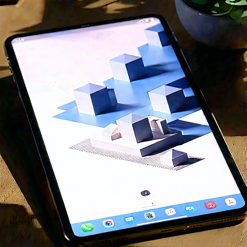 Tablet with (digital:1.32) artwork