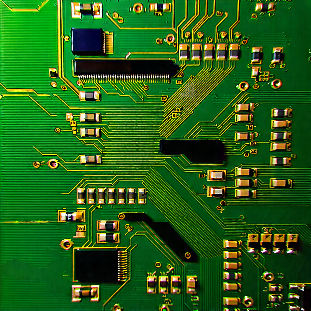 Circuit board with laser scanning