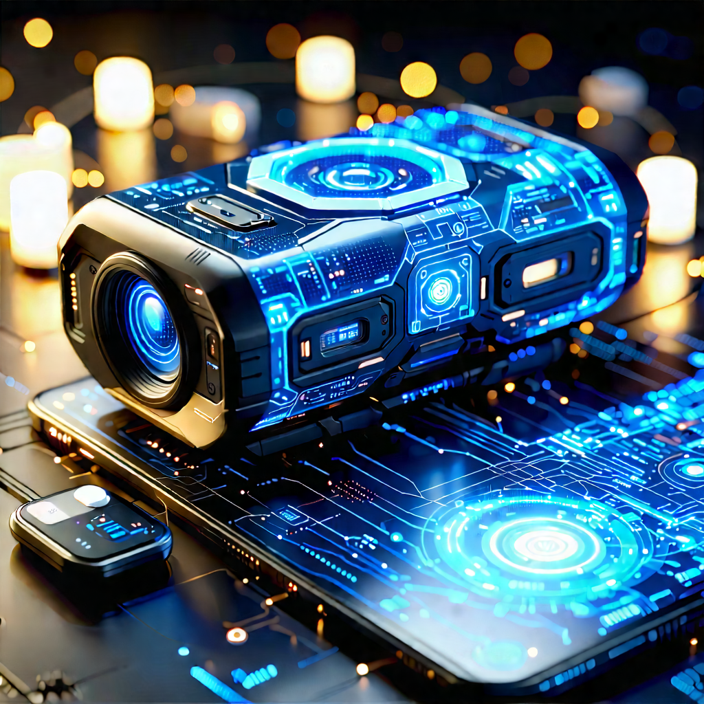 Innovative Communication Tool Design With Futuristic-looking Camera