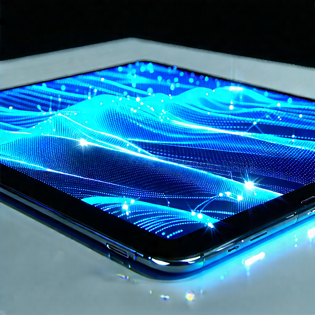 Tablet With Holographic Display With Tablet Computer