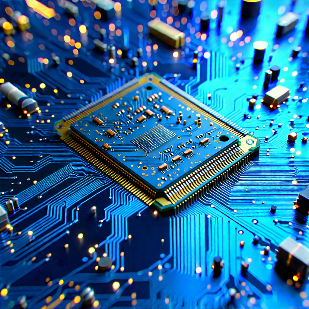 Circuit board with digital particles