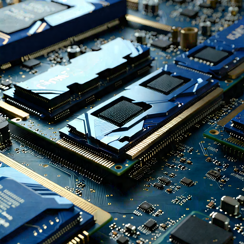 Close-up of memory module