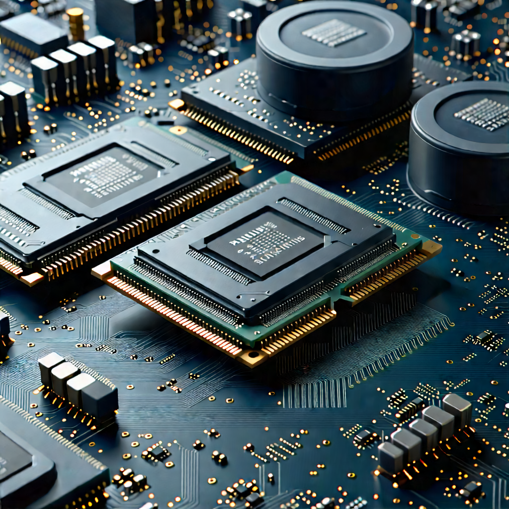 Close-up of memory module