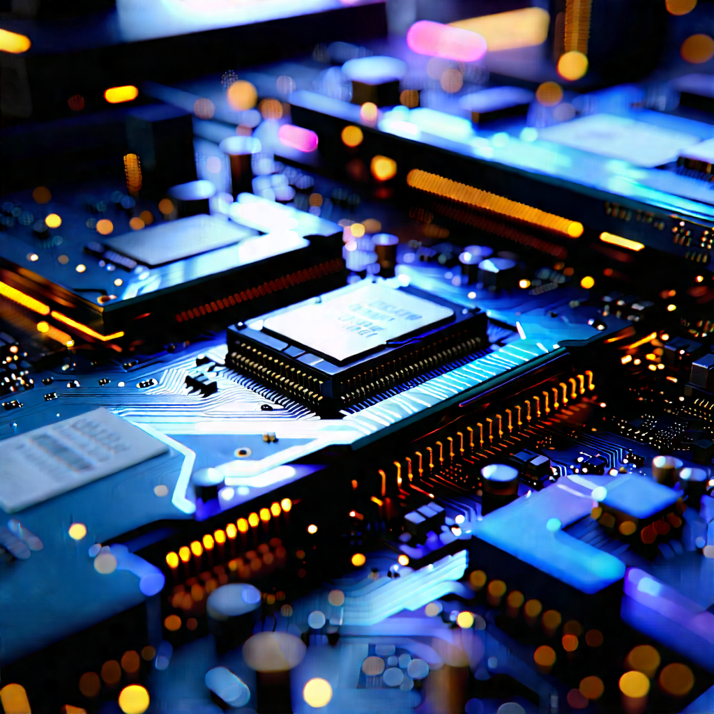 Close-up of memory module