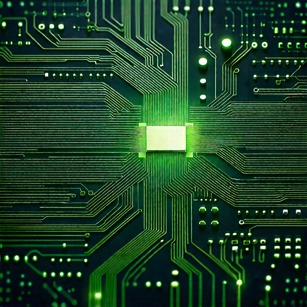 Circuit board with data streams