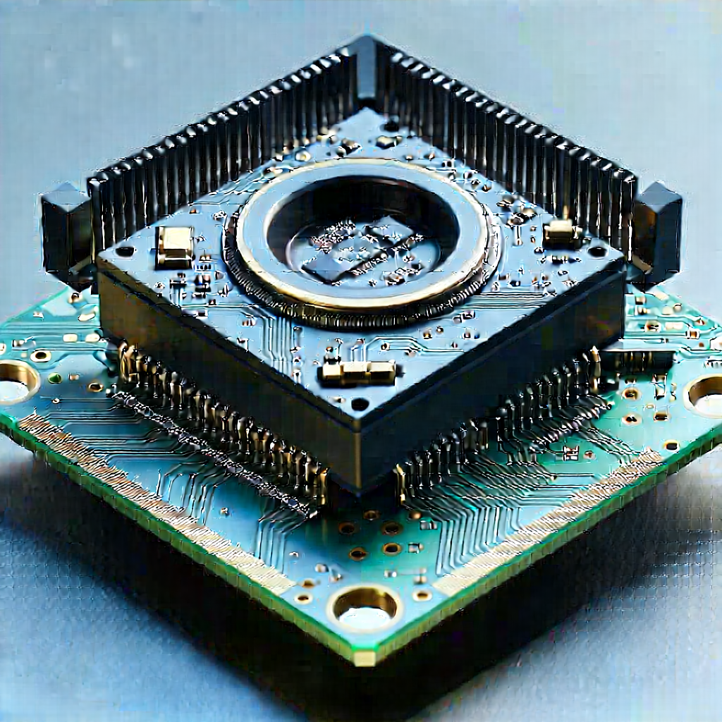 Microchip with laser scanning