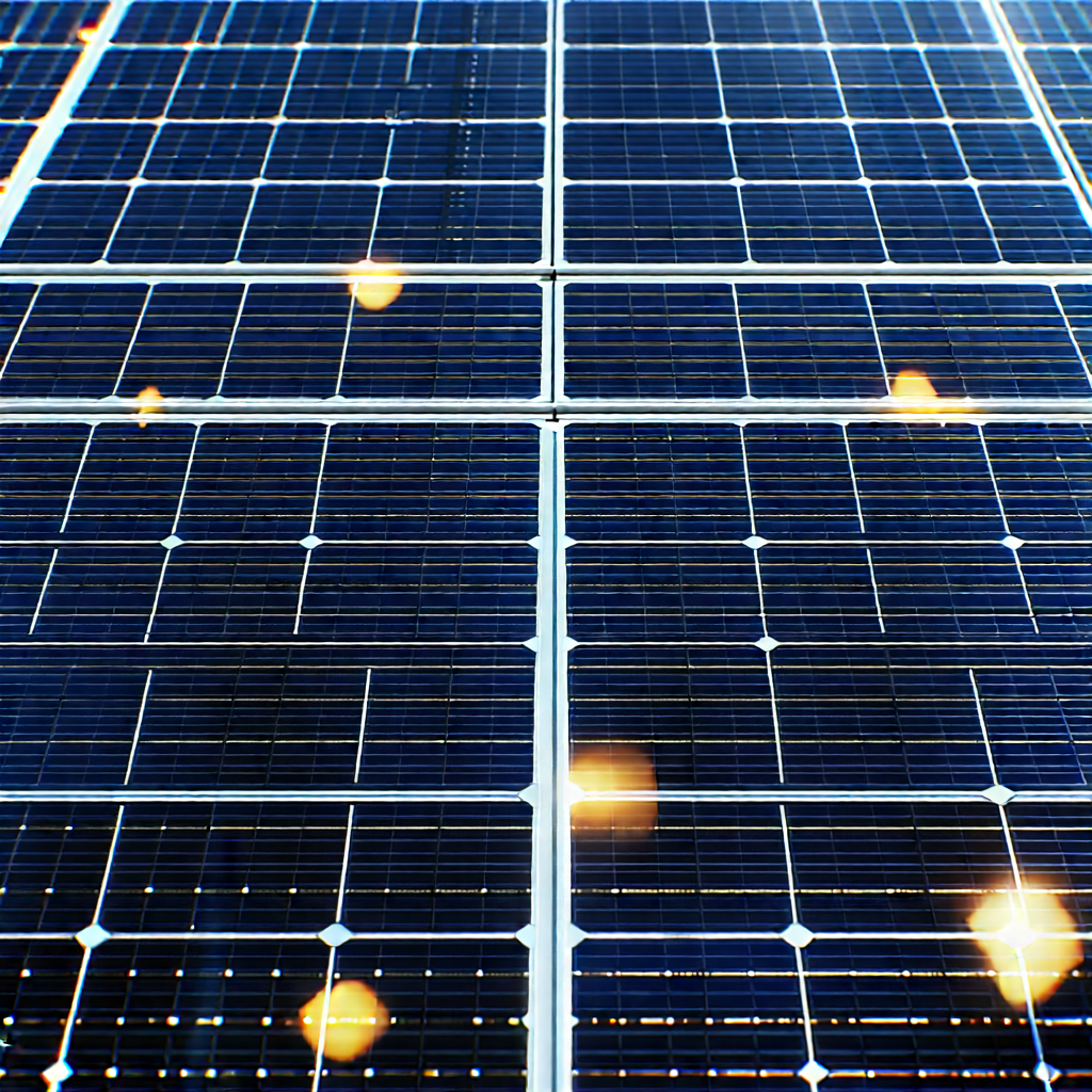 Solar Panel With Laser Scanning With Large Solar