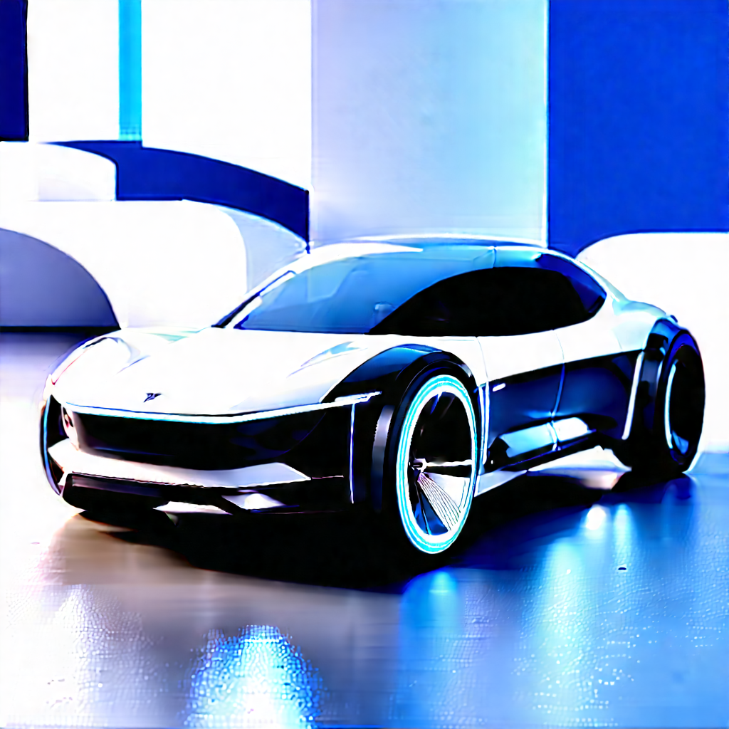 Innovative Electric Vehicle Design With Futuristic Sleek