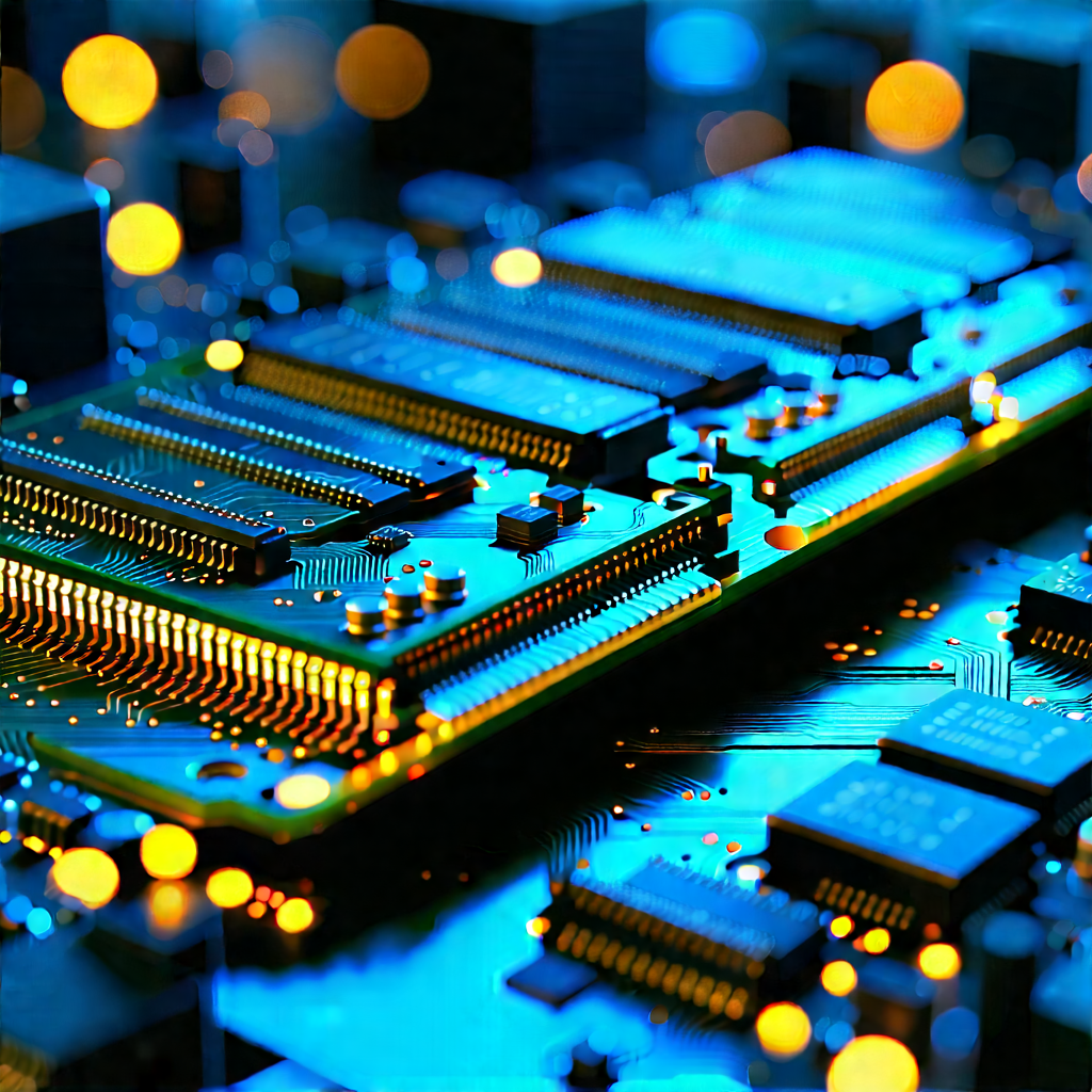 Close-up of memory module